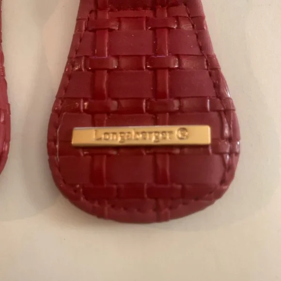 Longaberger basket weave lot of 2 keychain new - Picture 3 of 6